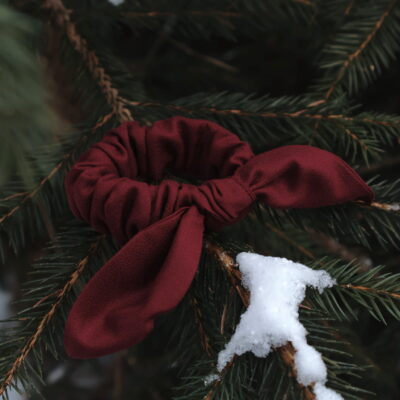 MAROON BURGUNDY MINI BUNNY - obrazek 3